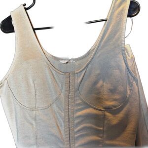 Women's Cream Two Piece Set: Top and Skort